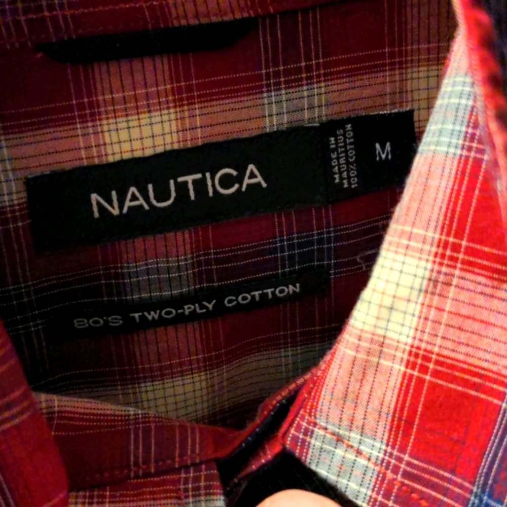 Nautica men's button down shirt